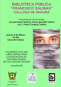 Cartel libro Pedro Campoy